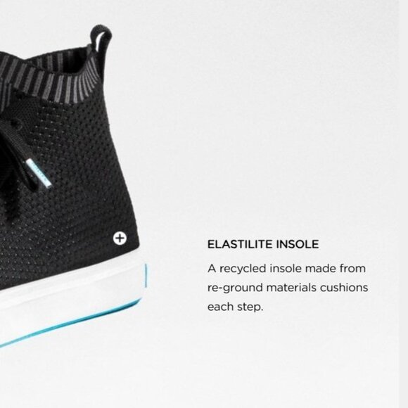 NEW Native Women Unisex Jefferson 2.0 High Top Knit Slip On Active Sneaker - Picture 9 of 9